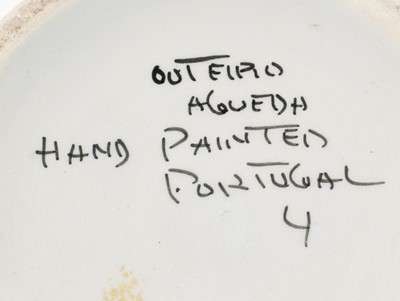 Portuguese Hand-Panted Porcelain Cachepot
