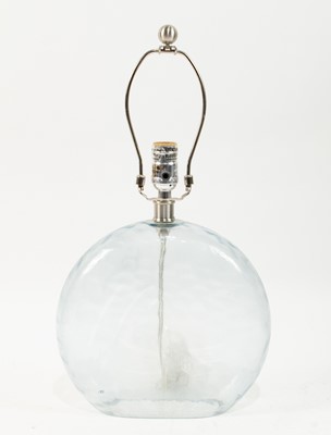 Molded Glass Table Lamp