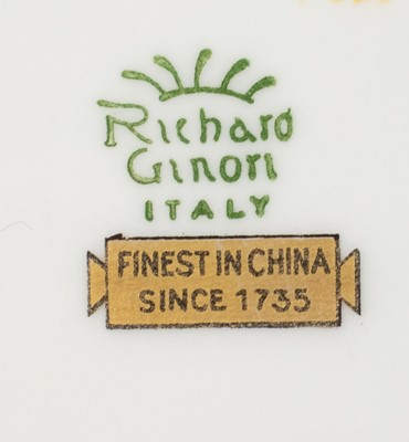 2 Richard Ginori Porcelain Nut Dishes