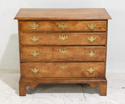 Lot 176 - Chippendale Maple Chest of Drawers