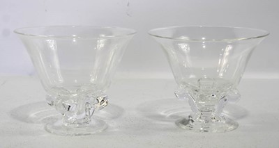 Lot 326 - Pair of Steuben Footed Glass Bowls
