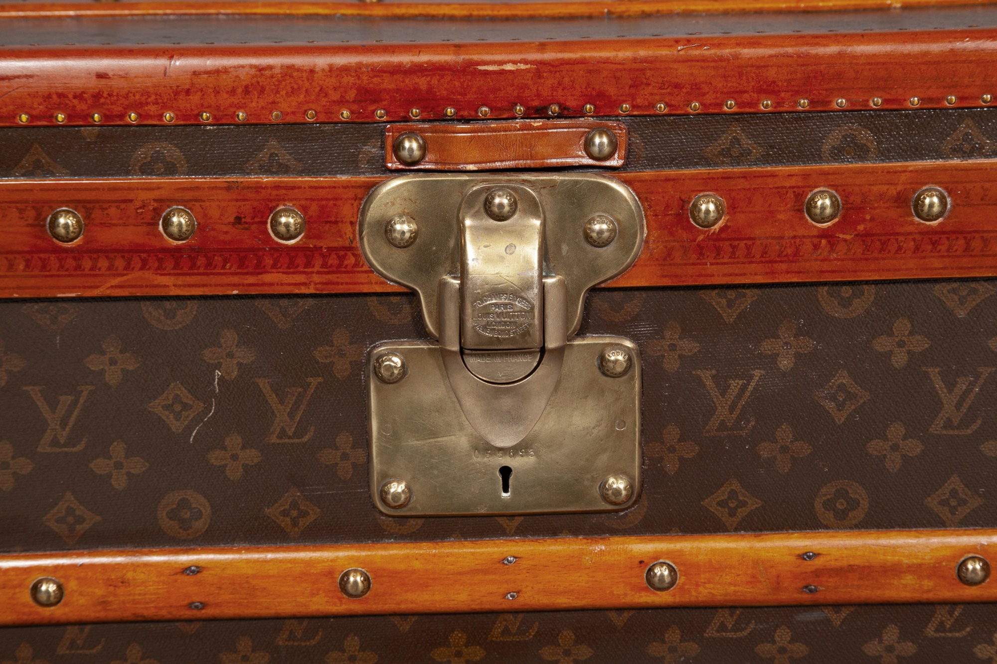 Lot 331 - Louis Vuitton Monogram Canvas Steamer Trunk