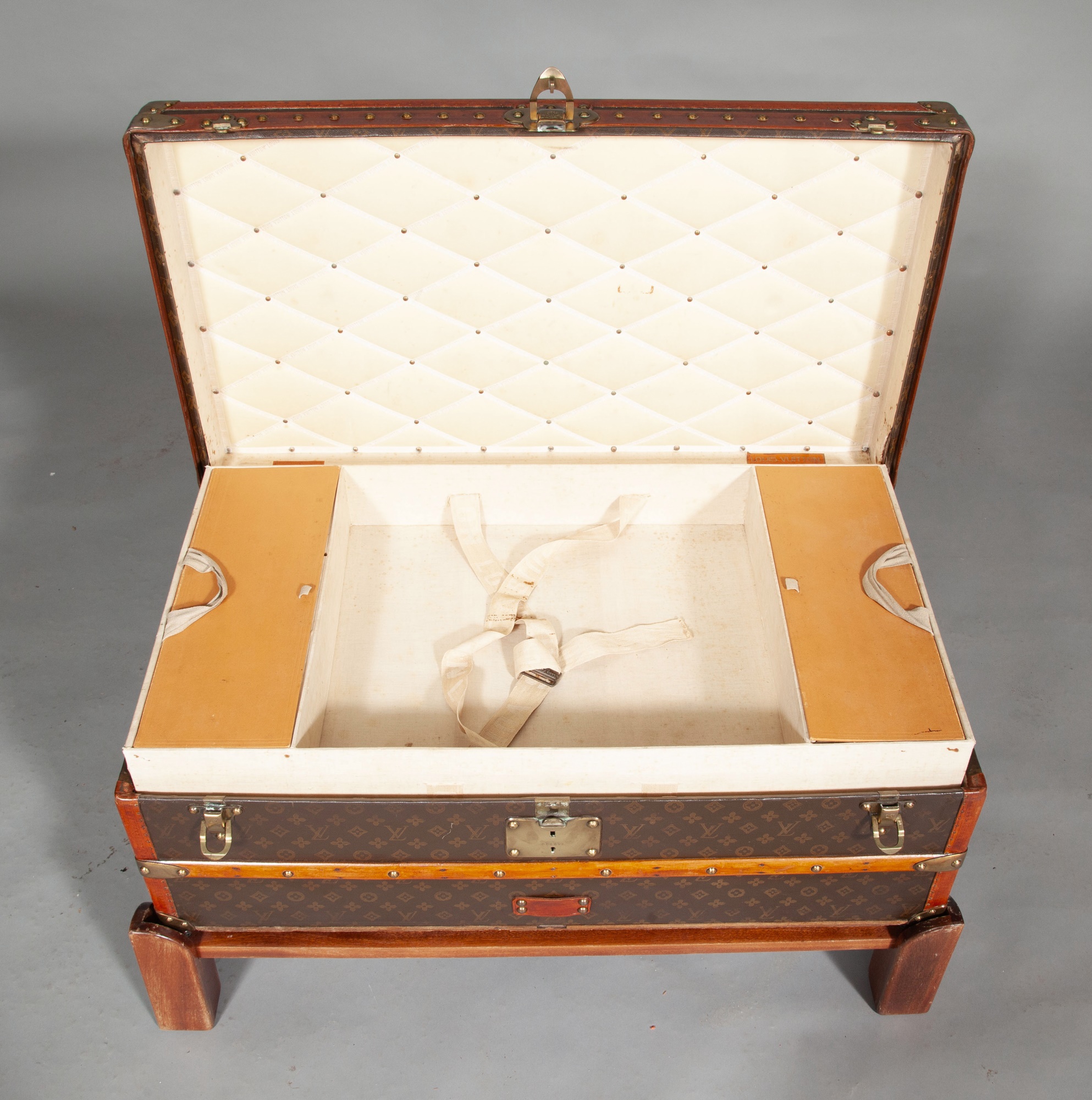 Lot 331 - Louis Vuitton Monogram Canvas Steamer Trunk