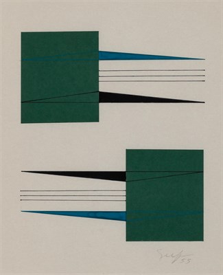 Lot 84 - Ivan Serpa Brazilian, 1923-1973 Untitled, 1953...