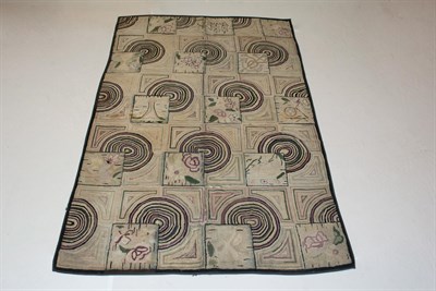 Lot 368 - American Hooked Carpet United States, early...