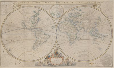 Lot 280 - MOLL, HERMAN A New and Correct Map of the...