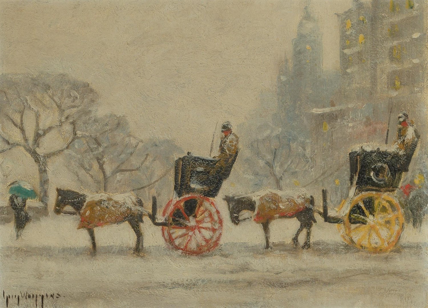 Lot 522 - Guy Carleton Wiggins American, 1883-1962...