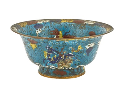 Lot 301 - A Chinese Cloisonne Bowl