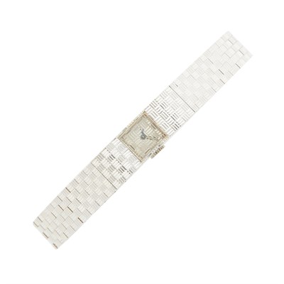 Lot 1092 - Boucheron Paris White Gold Wristwatch