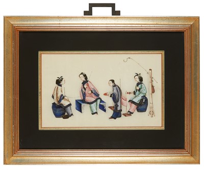 Lot 82 - A Set of Five Chinese Export Paintings