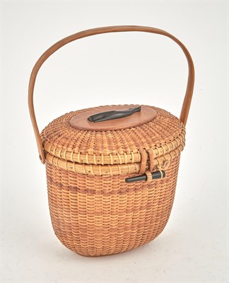 Lot 134 - Jose Formoso Reyes Nantucket Lightship Basket Purse