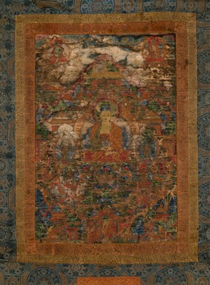 Lot 68 - A Tibetan Thangka