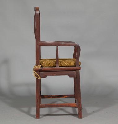 Lot 78 - Chinese Hardwood Armchair