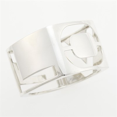 Lot 1041 - Donald Claflin for Tiffany & Co. Silver 'Love' Cuff Bracelet