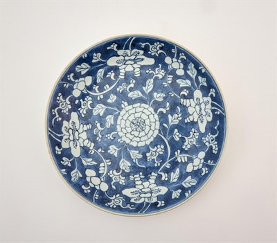 Lot 68 - A Chinese Blue and White Porcelain Plate