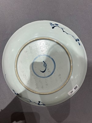 Lot 68 - A Chinese Blue and White Porcelain Plate