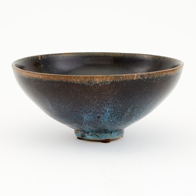 Lot 144 - A Chinese Jun-Type Glazed Pottery Bowl