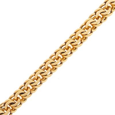 Lot 2218 - Gold Link Bracelet