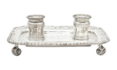 Lot 149 - George II Sterling Silver Inkstand