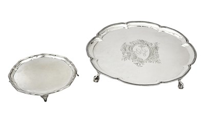 Lot 211 - Victorian Sterling Silver Salver