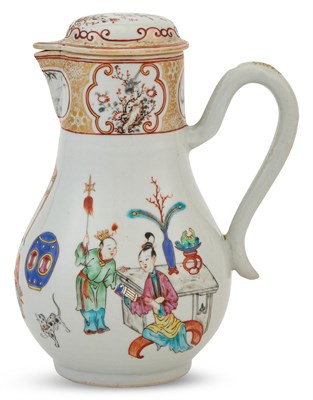 Lot 155 - Chinese Famille Rose Porcelain Jug and Cover