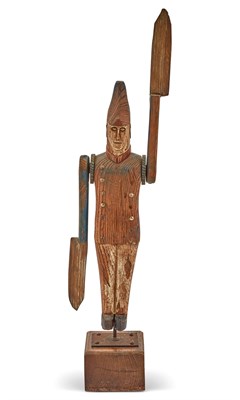 Lot 246 - Carved and Painted Soldier Whirligig