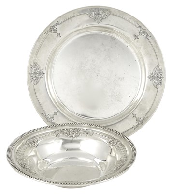 Lot 61 - American Sterling Silver Charger and Fruit Bowl