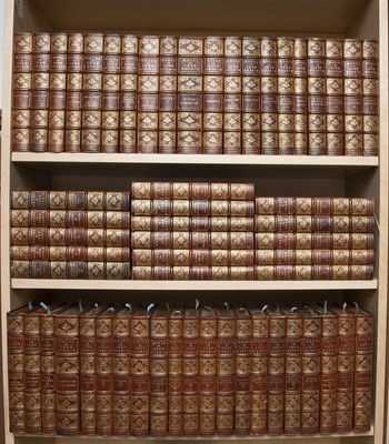 Lot 243 - A finely bound set of Ruskin's works, with a letter by the author