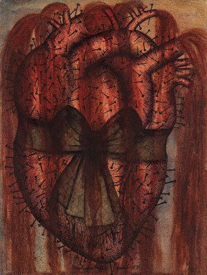 Lot 118 - Nahum B. Zenil Mexican, b. 1947 Blood (Sangre),...