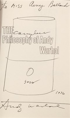 Lot 234 - WARHOL, ANDY The Philosophy of Andy Warhol...