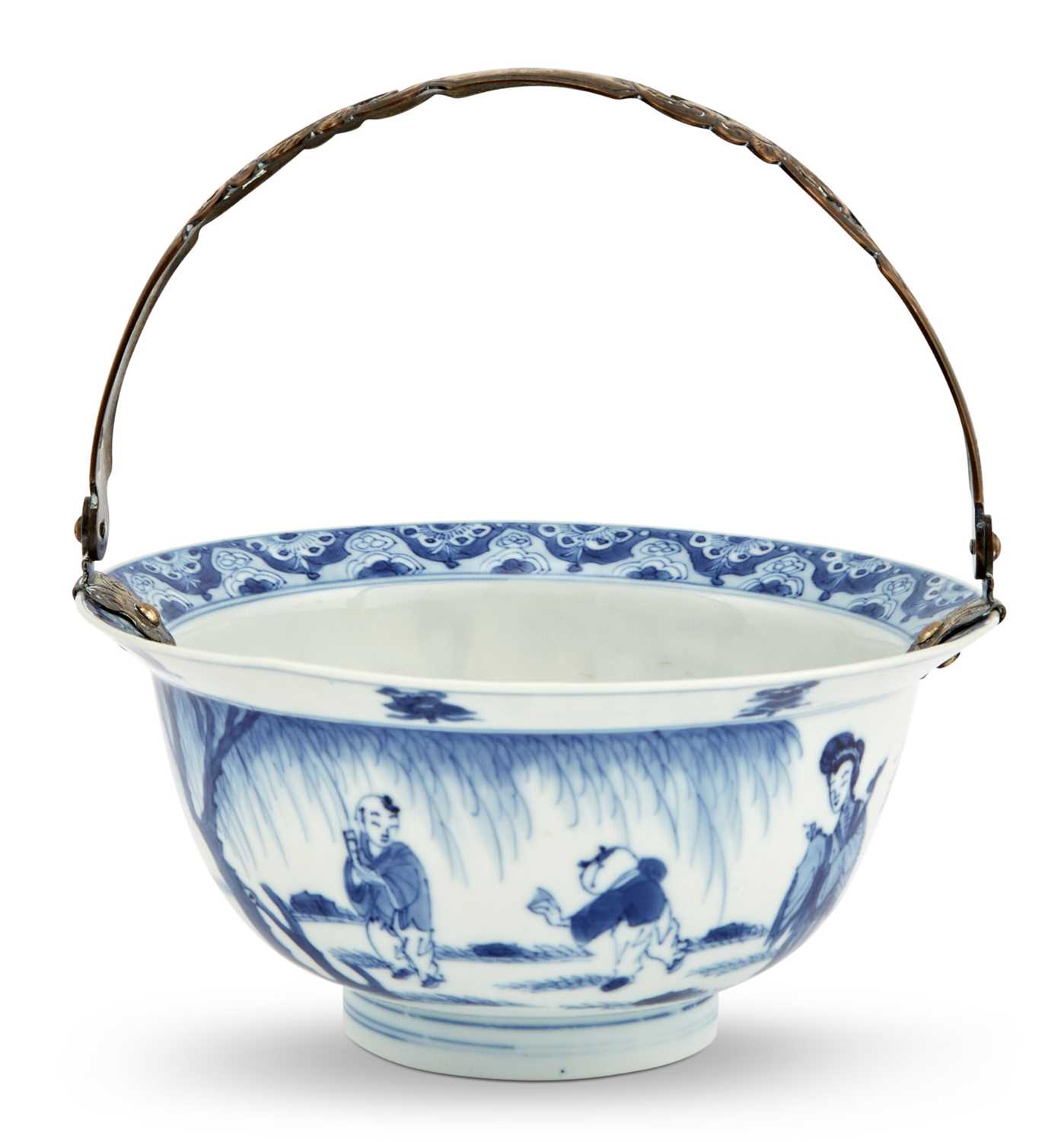 Lot 346 - A Chinese Blue and White Porcelain Bowl