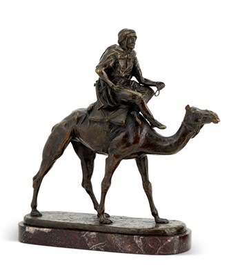 Lot 274 - Charles Valton Bronze Figure of an Arab...