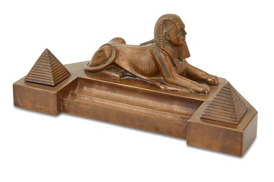 Lot 198 - Charles Andrew Hafner Egyptian Revival Bronze...