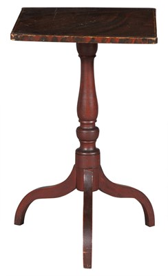 Lot 265 - Grain-Painted Pine and Maple Tripod Stand