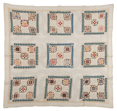 Lot 313 - Pieced Cotton Quilt