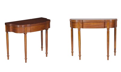 Lot 286 - Pair of Federal Mahogany Card Tables...