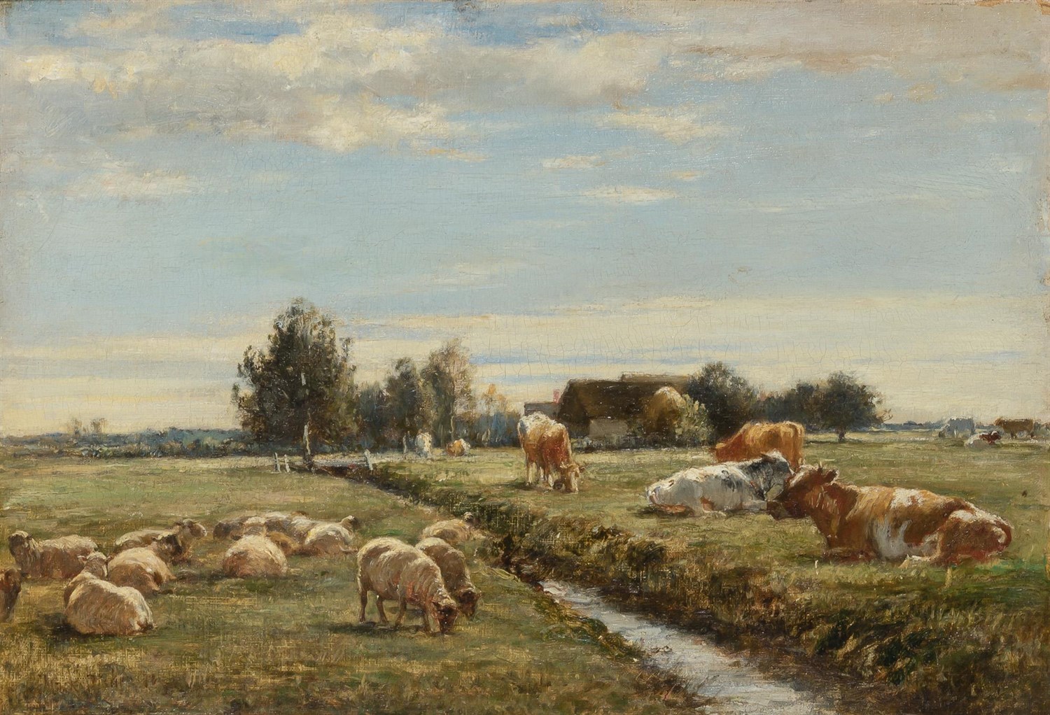 Lot 32 - William Mark Fisher American, 1841-1923 Cows...
