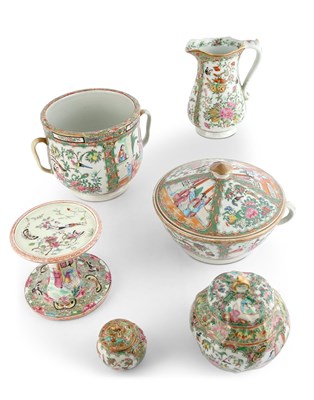 Lot 179 - Group of Chinese Rose Medallion Porcelain Articles