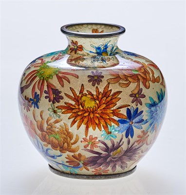 Lot 388 - A Fine Japanese Plique a Jour Jar