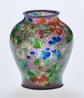 Lot 389 - A Small and Fine Japanese Plique a Jour Vase