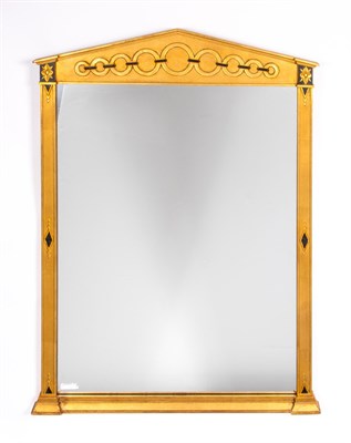 Lot 355 - Empire Style Giltwood Mirror Height 44 inches,...