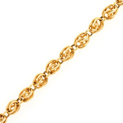 Lot 1159 - Gold Link Bracelet