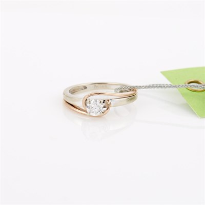 Lot 120 - Diamond Solitaire Ring about 0.30 ct., clarity...