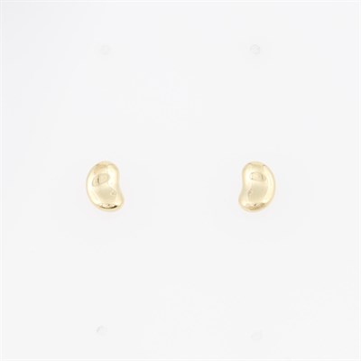 Lot 184 - Two Gold Earrings, 18K 2 dwt., signed Tiffany...