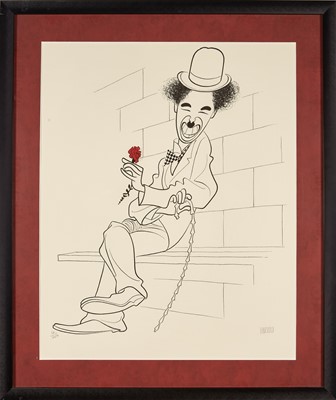 Lot 5121 - Chaplin by Hirschfeld