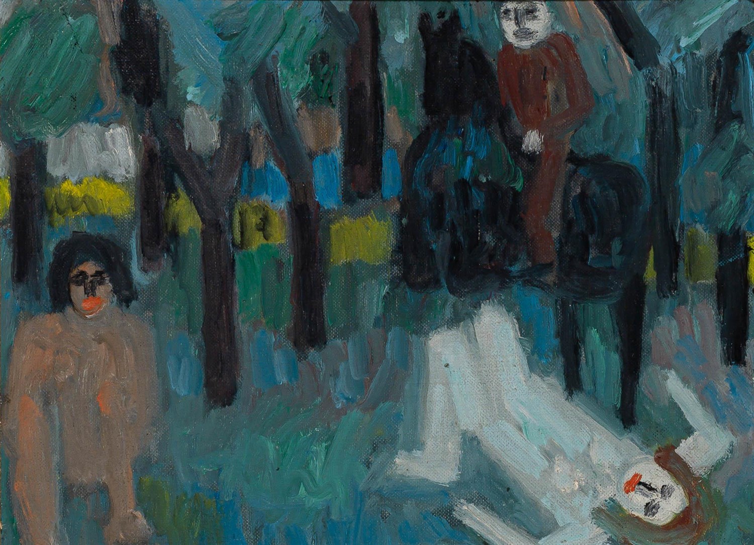 Lot 569 - Jan Muller German/American, 1922-1958 Figures...