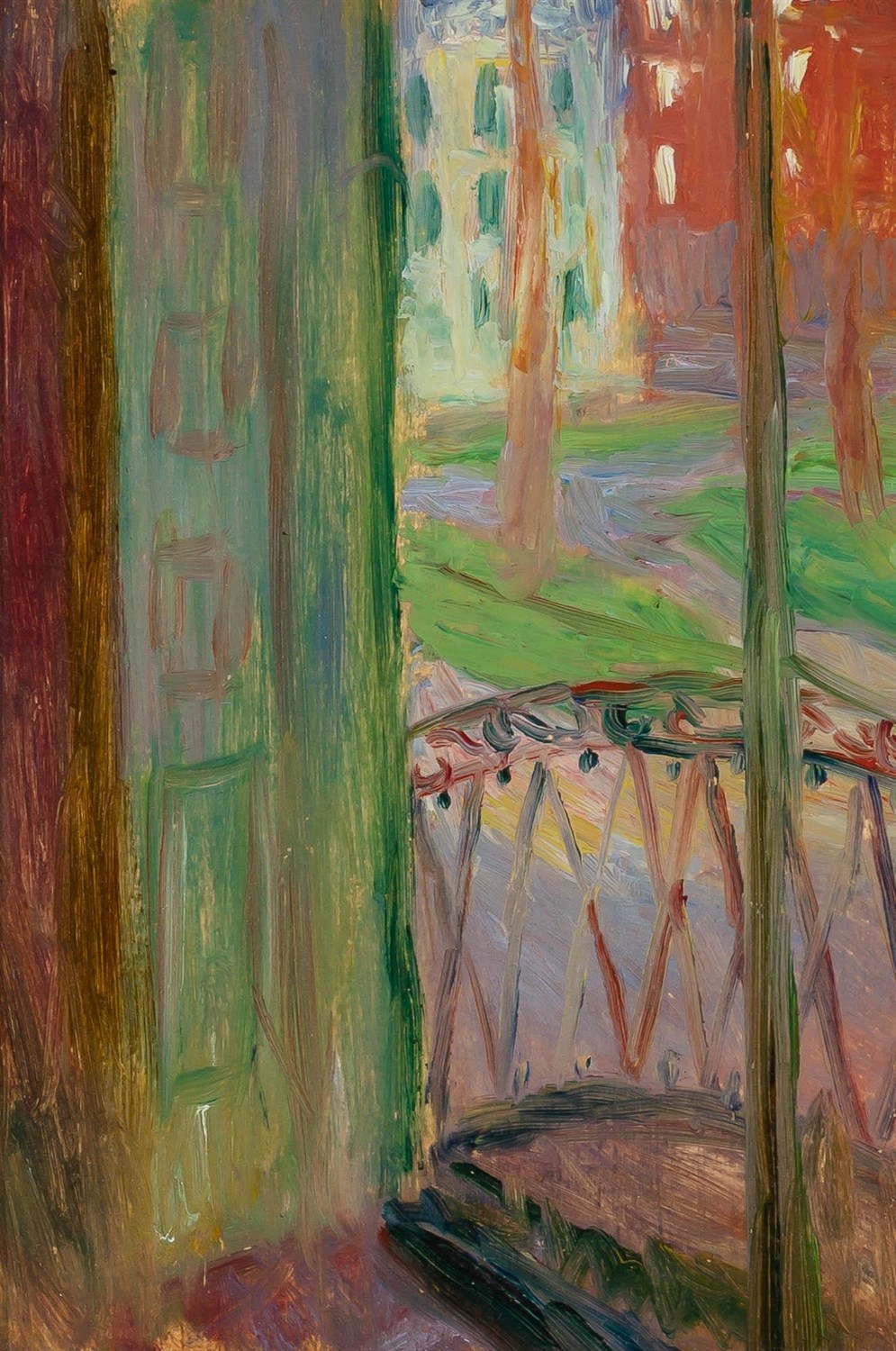 Lot 516 - William Glackens American, 1870-1938 View of a...