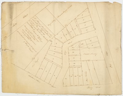 Lot 63 - Two  survey maps of Doyer's Street, one of Chinatown's most historic locales