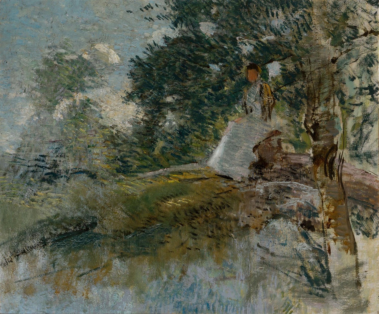 Lot 513 - Julian Alden Weir American, 1852-1919...