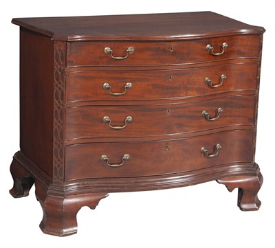 Lot 149 - Chippendale Carved Mahogany Chest of Drawers